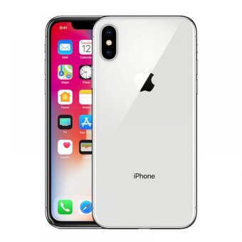 Смартфон Apple iPhone X 256GB, серебристый