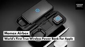 Беспроводное зарядное устройство Momax Airbox 3in1 10 Вт, 1000mAh, чёрный