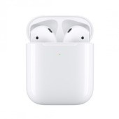 Беспроводные наушники Apple AirPods 2 с беспроводным зарядным футляром MRXJ2, белый