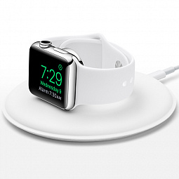 Беспроводная зарядка Apple с магнитным креплением для Apple Watch (MLDW2AM/A), белый