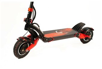 Электросамокат KUGOO G1, черный/красный