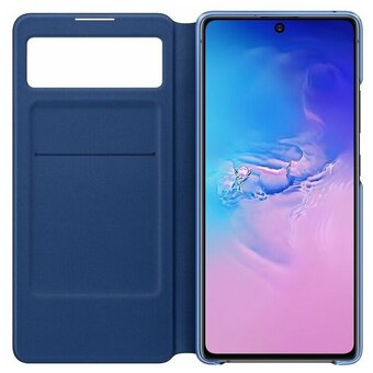 Чехол-книжка Samsung S View Wallet Cover EF-EG770 для Galaxy S10 Lite, черный