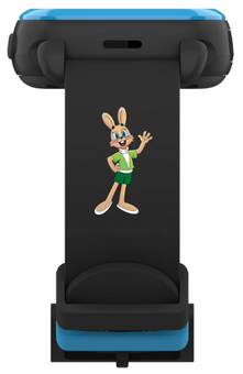 Детские умные часы ELARI KidPhone «Ну, Погоди!», синий/черный