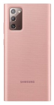 Чехол-книжка Samsung Smart LED View Cover EF-NN980 для Galaxy Note 20,бронзовый (EF-NN980PAEGRU)