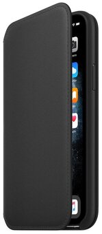 Чехол-книжка Apple Folio кожаный для iPhone 11 Pro черный