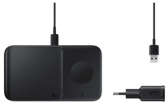 Беспроводная зарядная станция Samsung EP-P4300, мощность Qi: 7.5 Вт, черный