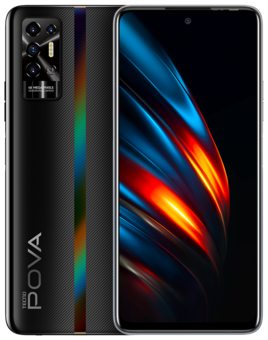 Смартфон TECNO Pova 2 4/128 ГБ, ослепительный черный