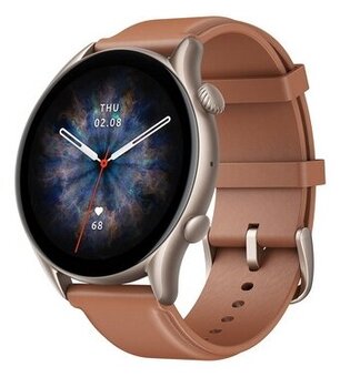 Часы Amazfit GTR 3 Pro Brown Leather (Коричневый) EAC