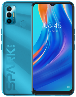 Смартфон TECNO Spark 7 4/64 ГБ, morpheus blue