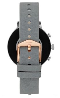 Умные часы FOSSIL Gen 4 Smartwatch Venture HR (silicone), золотистый (серый силикон)