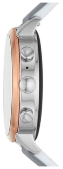 Умные часы FOSSIL Gen 4 Smartwatch Venture HR (silicone), золотистый (серый силикон)
