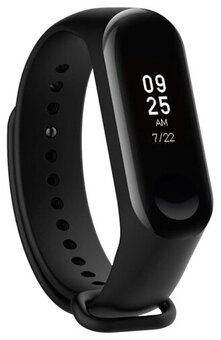 Умный браслет Xiaomi Mi Band 3, черный