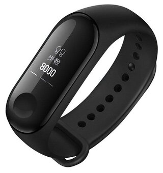 Умный браслет Xiaomi Mi Band 3, черный
