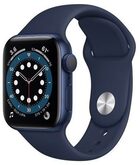 Часы Apple Watch Series 6 GPS 40мм Aluminum Case with Sport Band, синий/темный ультрамарин