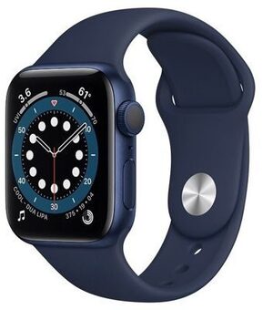 Часы Apple Watch Series 6 GPS 40мм Aluminum Case with Sport Band, синий/темный ультрамарин