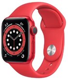 Часы Apple Watch Series 6 GPS 40мм Aluminum Case with Sport Band, (PRODUCT)RED