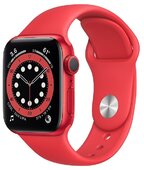 Часы Apple Watch Series 6 GPS 40мм Aluminum Case with Sport Band, (PRODUCT)RED