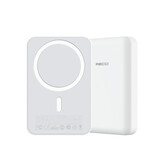 Внешний аккумулятор с беспроводной зарядкой MagSafe Recci RPB-W09 10000мАч, 20+15 Вт, white