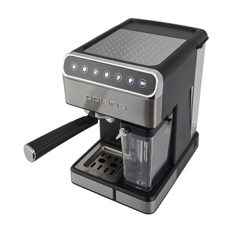 Кофеварка рожковая Polaris PCM 1535E Adore Cappuccino, нержавеющая сталь