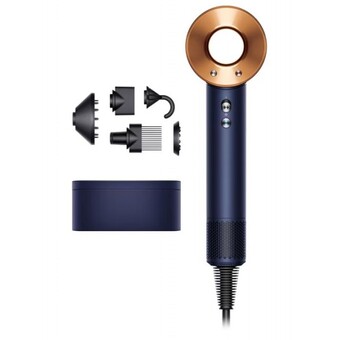 Фен Dyson Supersonic HD07, Prussian Blue/Rich cooper с кейсом