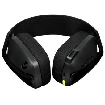 Беспроводная компьютерная гарнитура Logitech G G435, черный/неоновый желтый