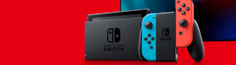 Игровая приставка Nintendo Switch rev.2 32 ГБ, неоновый синий, неоновый красный, только приставка