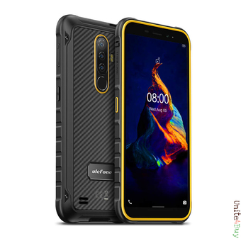 Смартфон Ulefone Armor X8 4/64 ГБ, черный/оранжевый