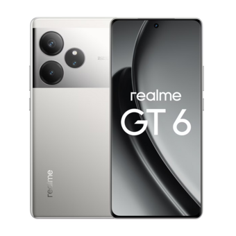 Смартфон realme GT6 16/512 ГБ RU, 2 nano SIM, зеркальный серебряный